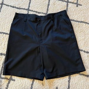 Men’s black Under Armour shorts, size 42